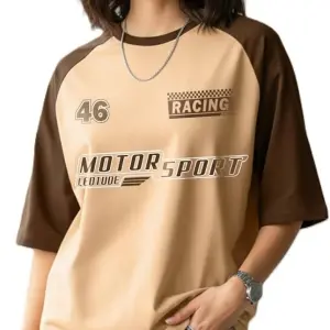 LEOTUDE Oversized Half Sleeve T-Shirt
